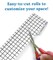 Carson Dellosa Creatively Inspired 65ft Black and White Bulletin Board Borders, Roll of Straight Border Trim, Grid Paper Bulletin Board Border for Bulletin Board, Office Décor, and Classroom Décor